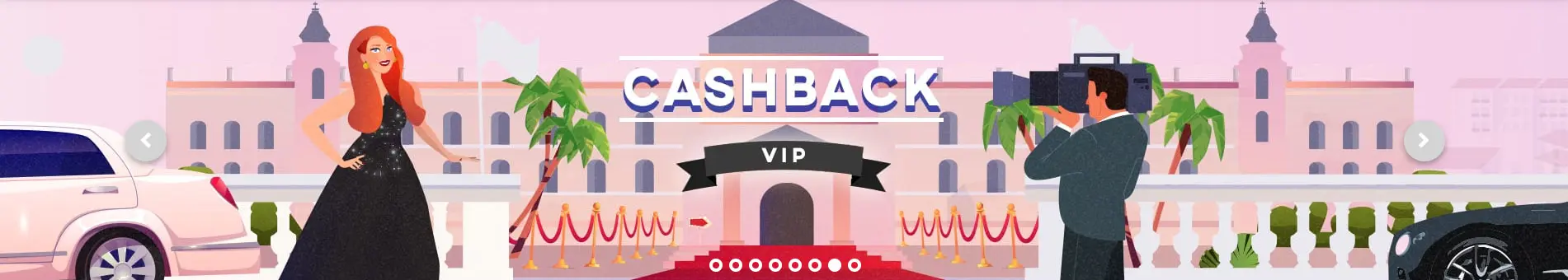 cashback VIP BLU VEGAS CASINO