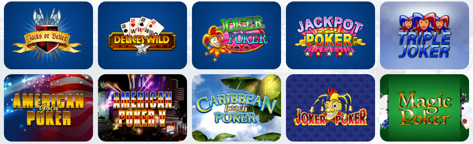 Video Poker BLU VEGAS CASINO
